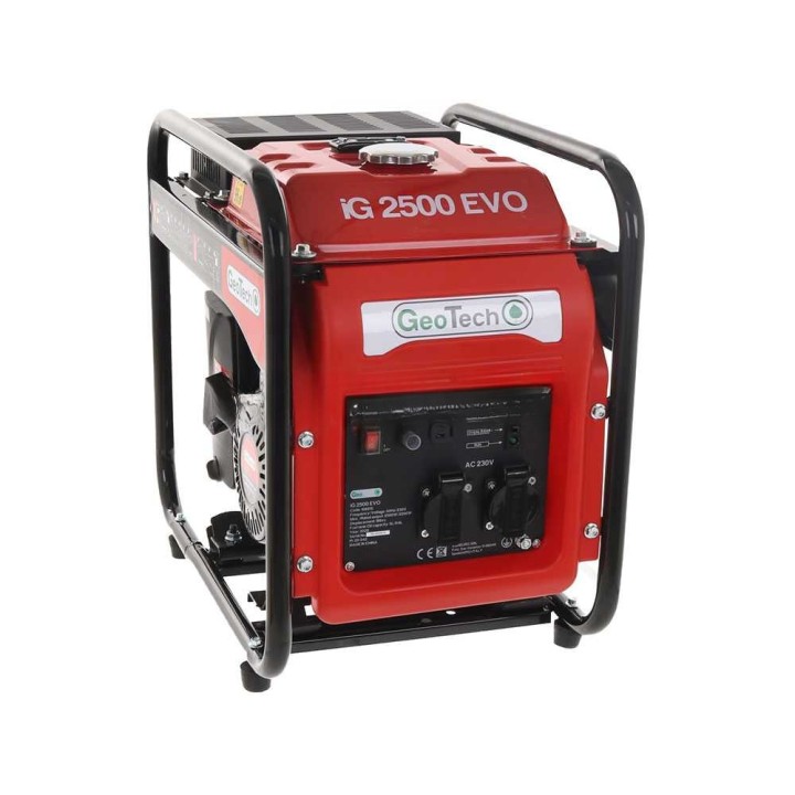 GeoTech iG 2500 EVO invertterigeneraattori, 2,5 kW, 230 V, bensiini