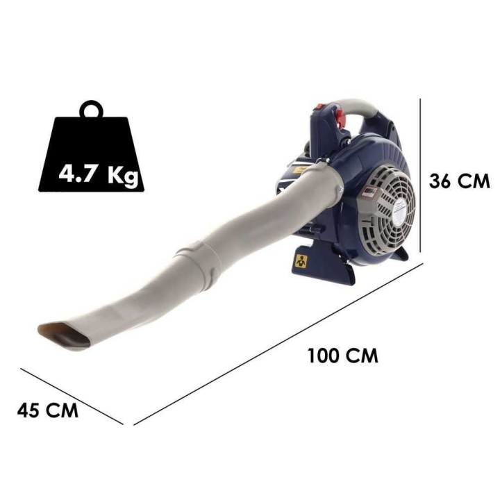 BullMach ZEFIRO 25 MAX puhallin-imuri-silppuri, 25,4 cm³, 1 HP