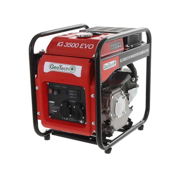 GeoTech iG 3500 EVO invertterigeneraattori, 3,5 kW, bensiini, 230 V