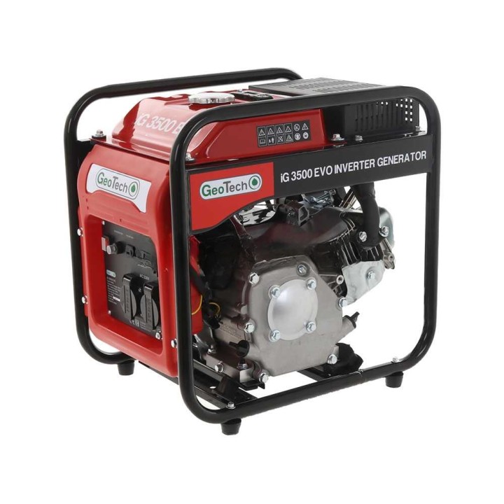 GeoTech iG 3500 EVO invertterigeneraattori, 3,5 kW, bensiini, 230 V