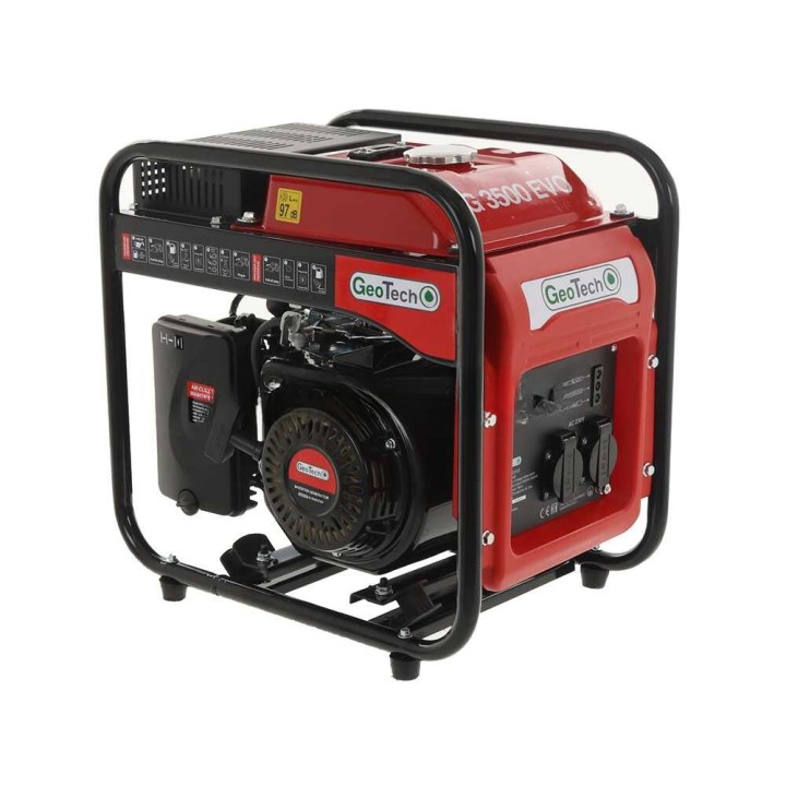 GeoTech iG 3500 EVO invertterigeneraattori, 3,5 kW, bensiini, 230 V