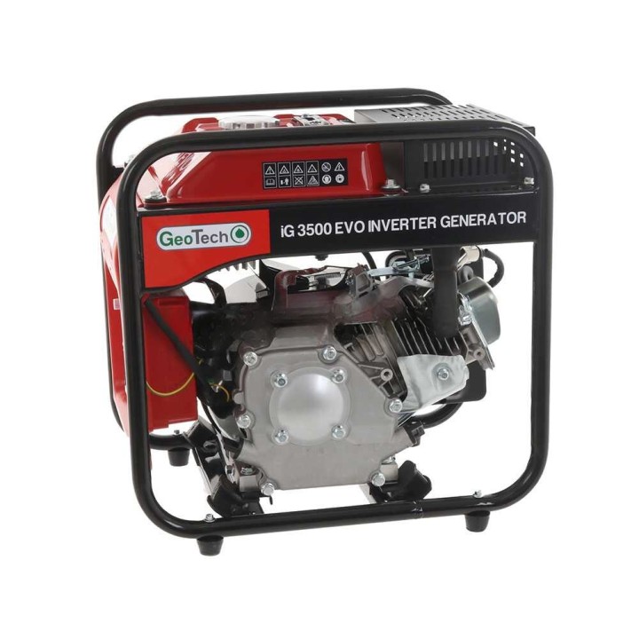 GeoTech iG 3500 EVO invertterigeneraattori, 3,5 kW, bensiini, 230 V
