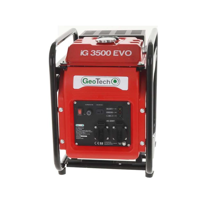 GeoTech iG 3500 EVO invertterigeneraattori, 3,5 kW, bensiini, 230 V