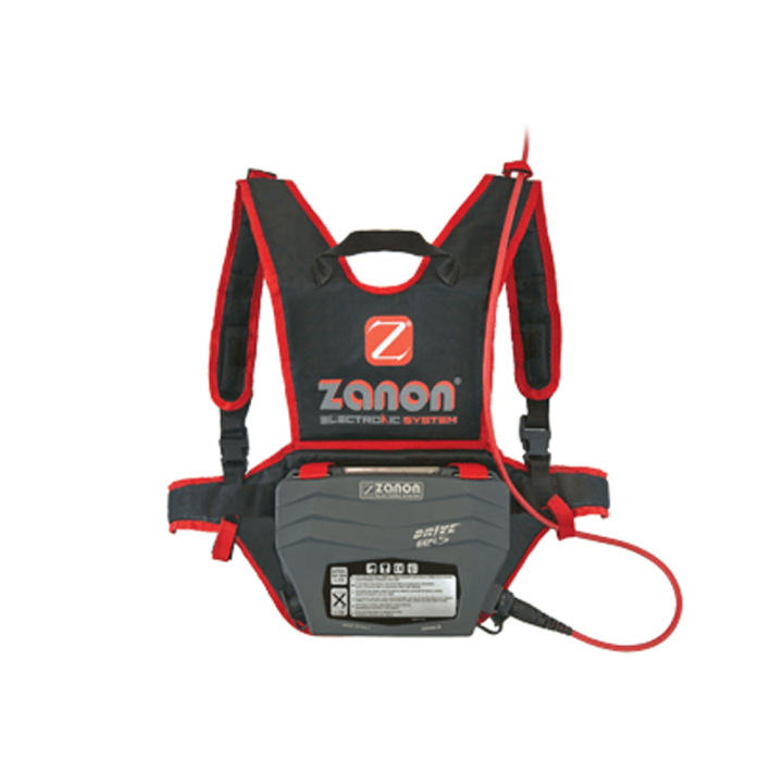 Zanon DF-10 sähköinen ravistin, 50 W, 50,4 V, 6,4 Ah akku