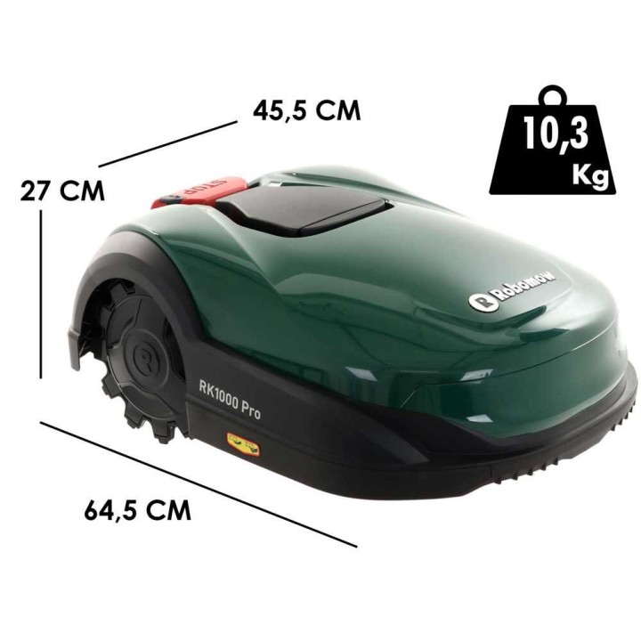 Robomow RK 1000 PRO -robottiruohonleikkuri, 18 V, 1 000 m²