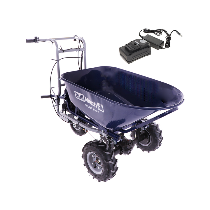 BullMach Helios 230 D akkukäyttöinen moottorikottikärry 500 W 48 V 110 l 230 kg