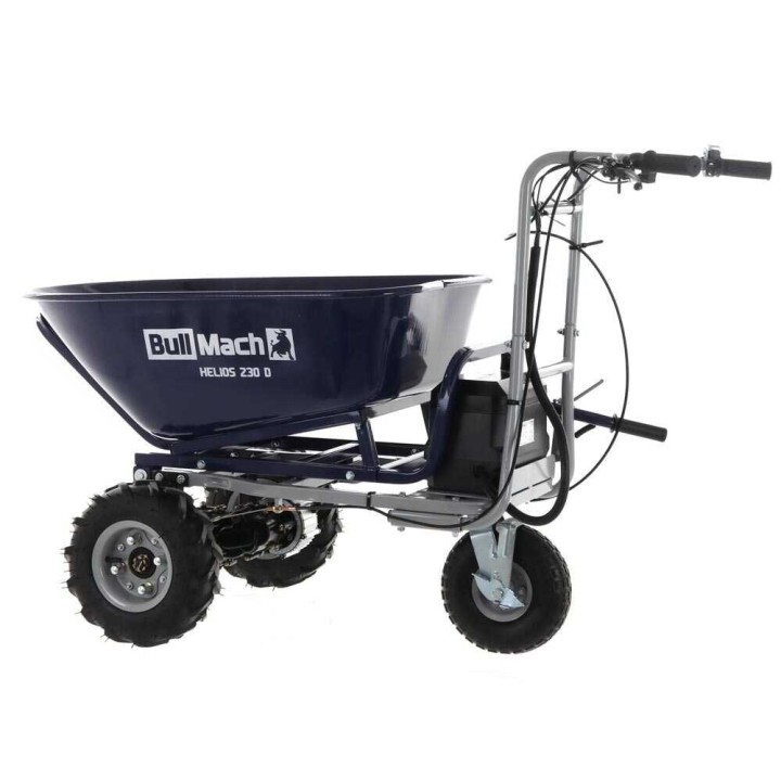 BullMach Helios 230 D akkukäyttöinen moottorikottikärry, 500 W, 48 V, 110 l, 230 kg
