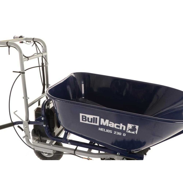 BullMach Helios 230 D akkukäyttöinen moottorikottikärry, 500 W, 48 V, 110 l, 230 kg