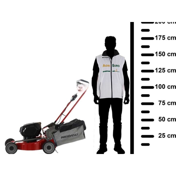 Weibang WB452HE akkuruohonleikkuri, 120 V, 4 Ah, 45 cm, 800 W