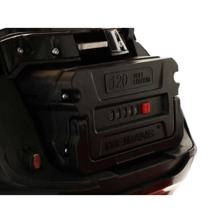 Weibang WB452HE akkuruohonleikkuri, 120 V, 4 Ah, 45 cm, 800 W
