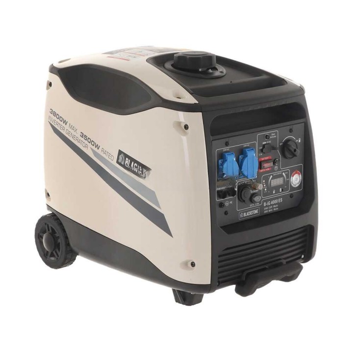 BlackStone B-iG 4000 ES invertterigeneraattori, 3,8 kW, 230 V, trolley-rakenne