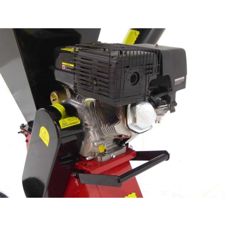 GeoTech GS150EL -biotriturador, Loncin 15 HP, sähkökäynnistys, 100 mm