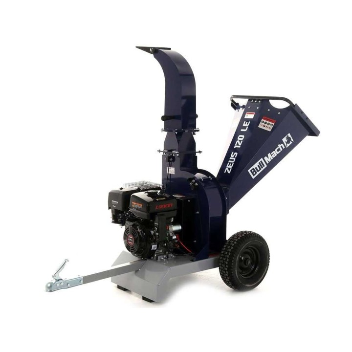 BullMach ZEUS 120 LE biocippuri oksille, Loncin 15 HP, sähköstartti, 80 mm