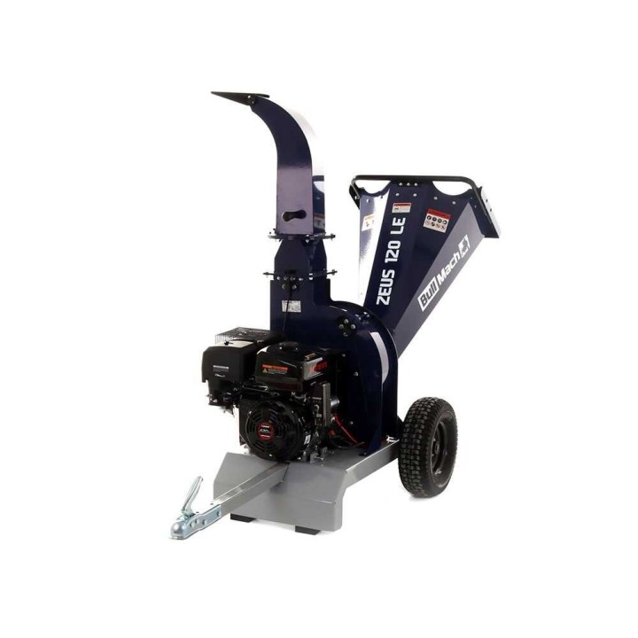BullMach ZEUS 120 LE biocippuri oksille, Loncin 15 HP, sähköstartti, 80 mm