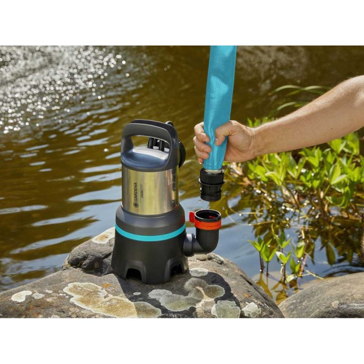 Gardena 16000 uppopumppu likavedelle, 450 W, 16 000 l/h, ruostumaton teräs