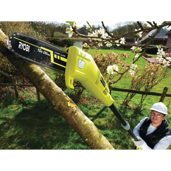 Ryobi RPP755E sähköinen oksasaha, 750 W, 25 cm OREGON-laippa, teleskooppivarsi