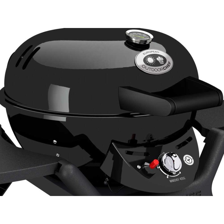 Outdoorchef MiniChef 420 G kannettava kaasugrilli, 4,3 kW, Ø 42 cm