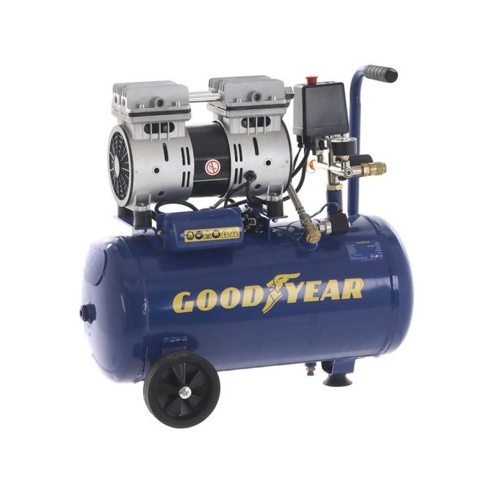 Goodyear GY2510OF öljytön sähkökompressori, 24 l, 8 bar, 1 HP