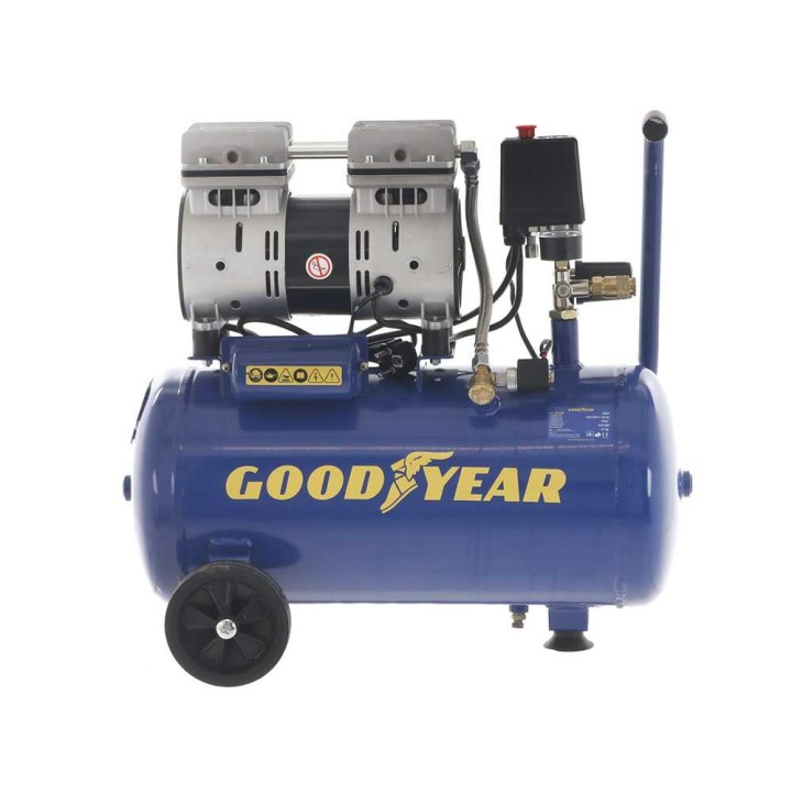 Goodyear GY2510OF öljytön sähkökompressori, 24 l, 8 bar, 1 HP