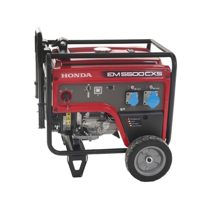Honda EM 5500CXS bensiinikäyttöinen generaattori, 5,5 kW, 230 V, AVR