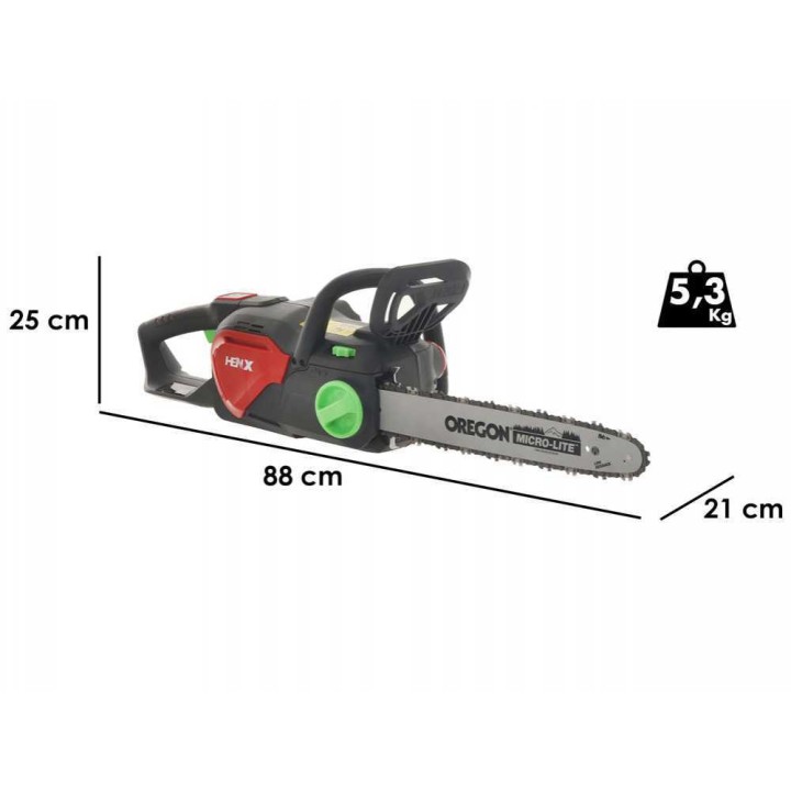 Henx H36LJ16 akkumoottorisaha, 40 V, 40 cm, ilman akkua ja laturia