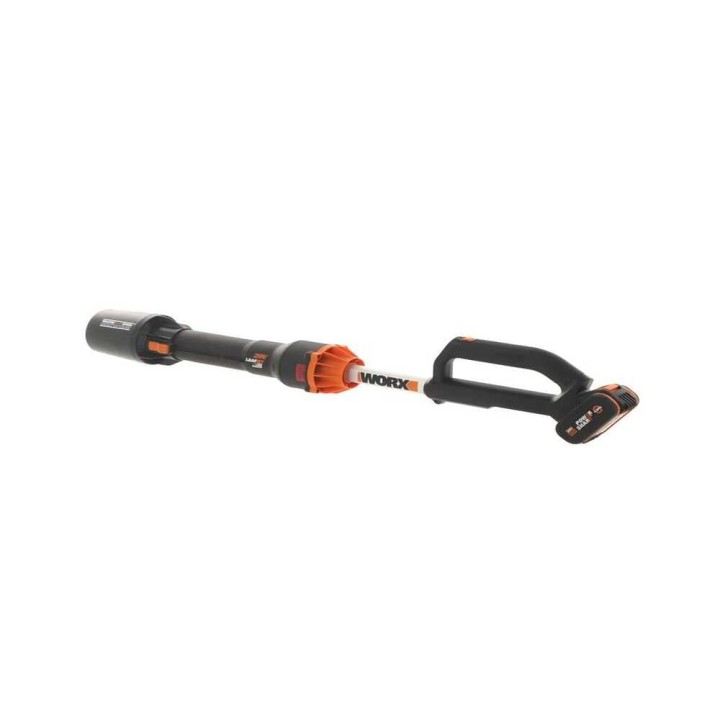 Worx Hyper WG543E -akkupuhallin, 20 V, 4 Ah, 209 km/h