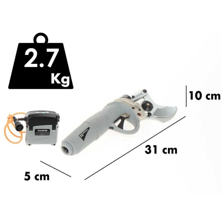 BlackStone 450-BP sähköoksasakset, 36 V, 5,2 Ah, 45 mm