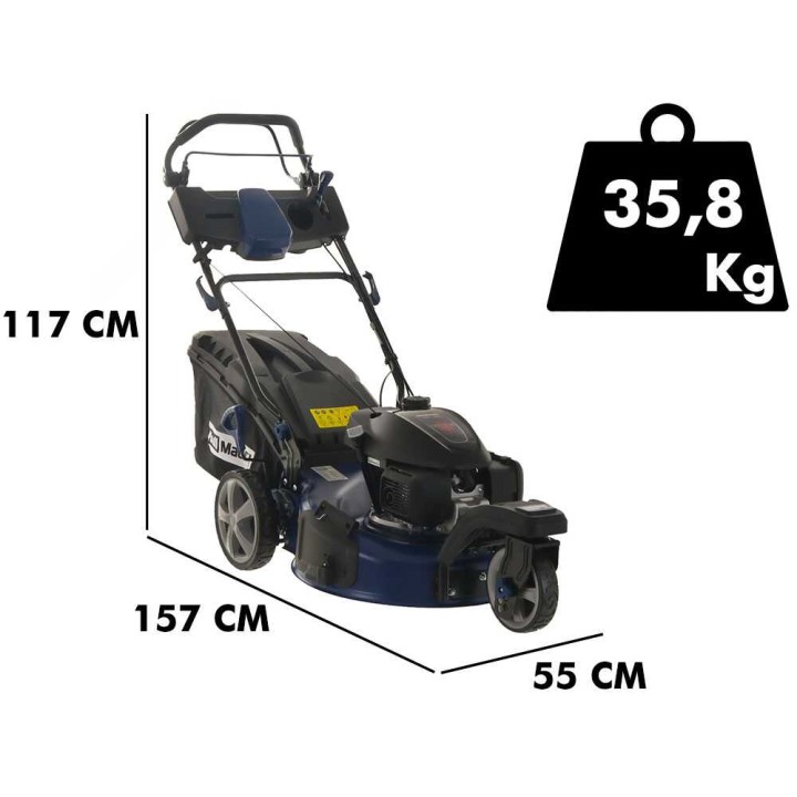 BullMach CERBERO 53 H vetävä ruohonleikkuri, Honda GCVx200, 6,5 HP, 53 cm