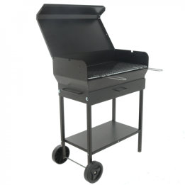 Mille Doriano hiiligrilli 57 5 37 cm kansi ja 3 grillauskorkeutta