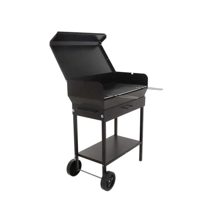 Mille Doriano hiiligrilli, 57,5 × 37 cm, kansi ja 3 grillauskorkeutta