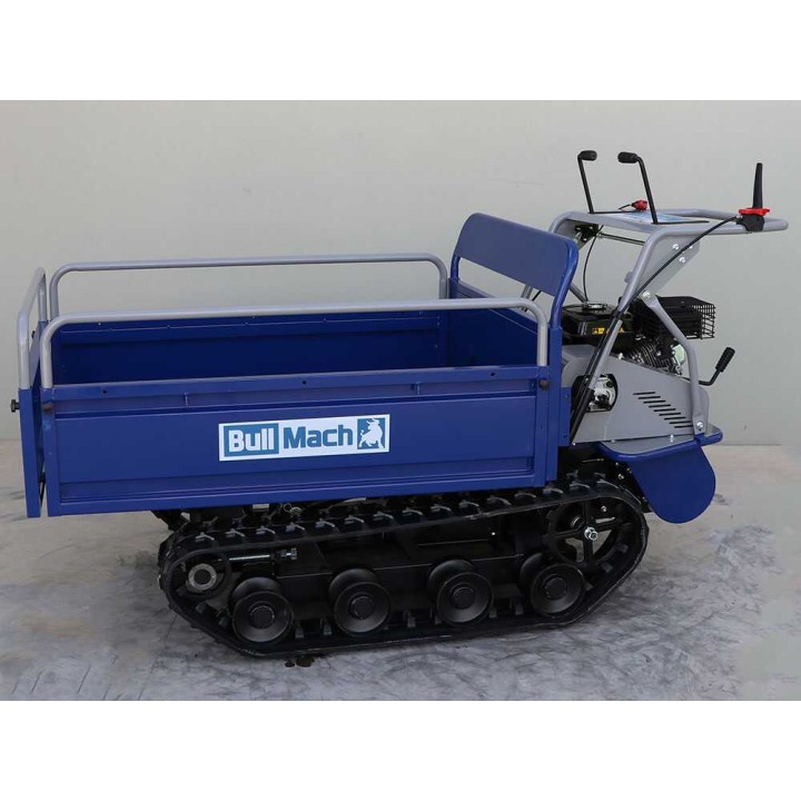 BullMach Helios 500 E tela-alustainen moottorikärry, 500 kg, 7 HP, jatkettava lava