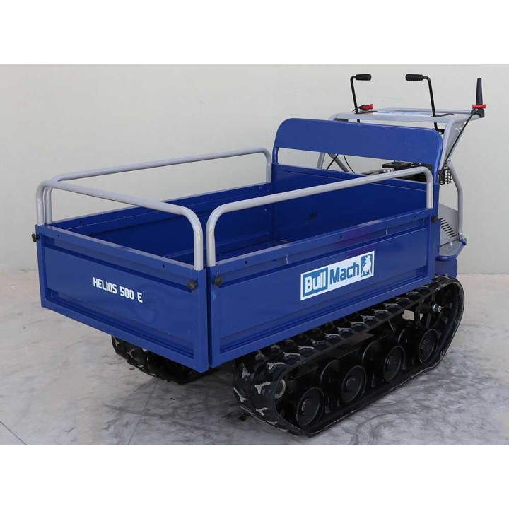 BullMach Helios 500 E tela-alustainen moottorikärry, 500 kg, 7 HP, jatkettava lava