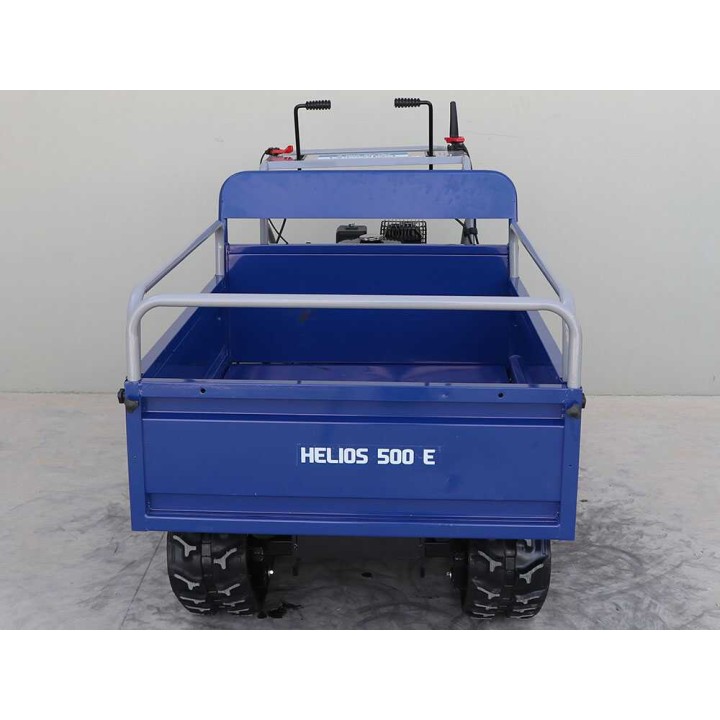 BullMach Helios 500 E tela-alustainen moottorikärry, 500 kg, 7 HP, jatkettava lava