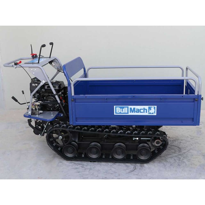 BullMach Helios 500 E tela-alustainen moottorikärry, 500 kg, 7 HP, jatkettava lava