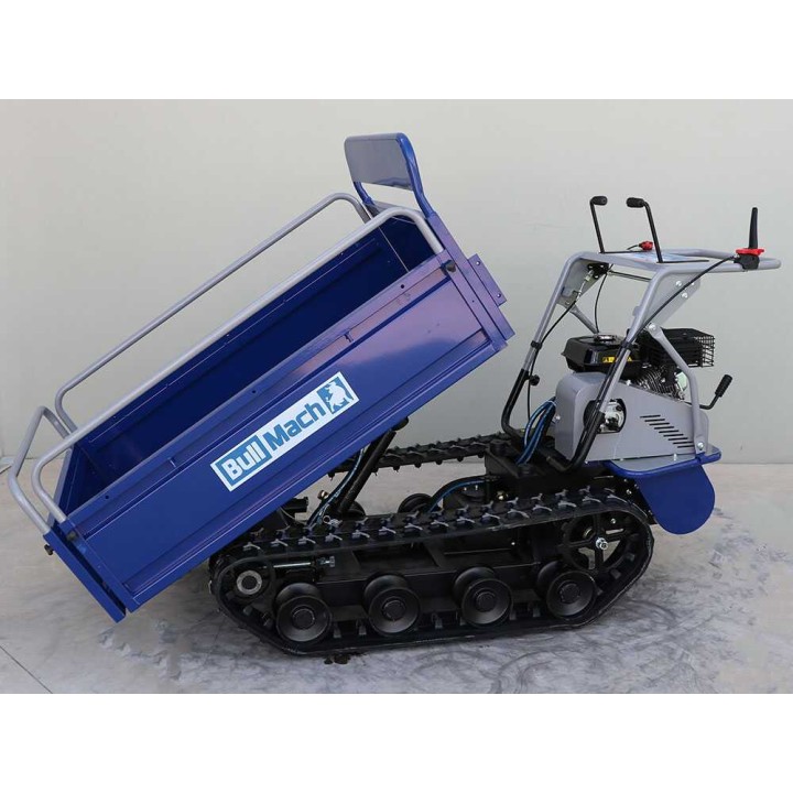 BullMach Helios 500 E tela-alustainen moottorikärry, 500 kg, 7 HP, jatkettava lava
