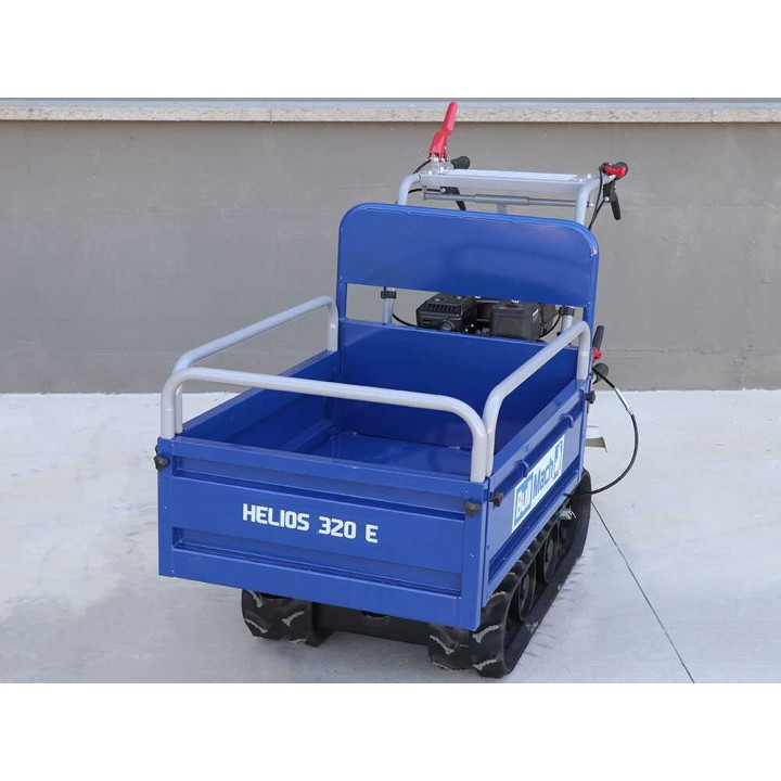 BullMach Helios 320 E telaketjukuljetin, laajennettava kuormatila, 320 kg, 6,5 HP