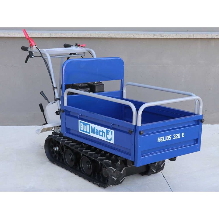 BullMach Helios 320 E telaketjukuljetin, laajennettava kuormatila, 320 kg, 6,5 HP
