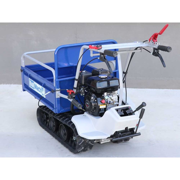 BullMach Helios 320 E telaketjukuljetin, laajennettava kuormatila, 320 kg, 6,5 HP