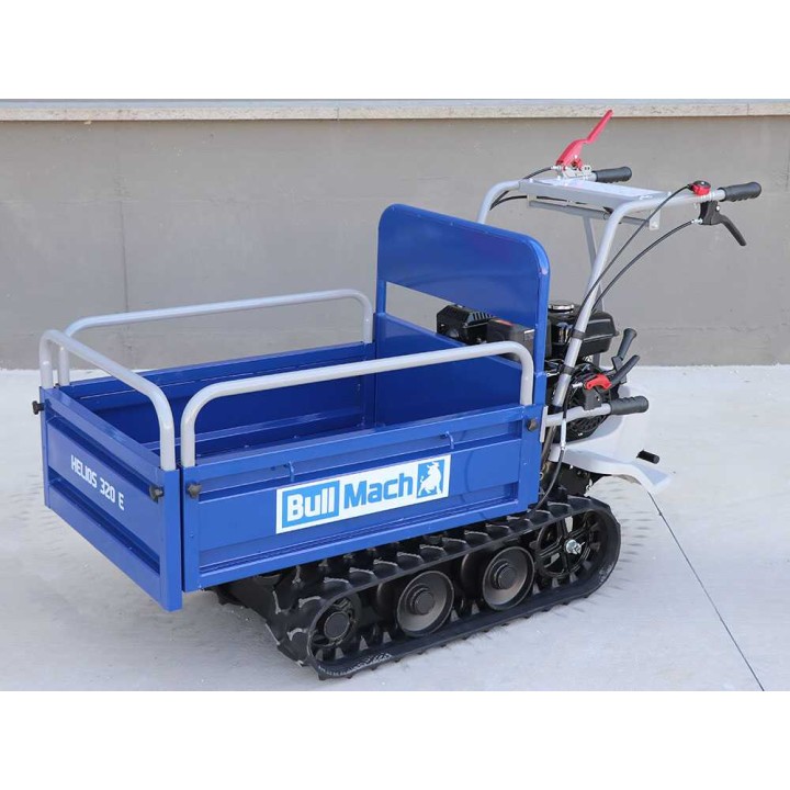 BullMach Helios 320 E telaketjukuljetin, laajennettava kuormatila, 320 kg, 6,5 HP