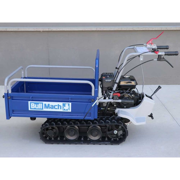 BullMach Helios 320 E telaketjukuljetin, laajennettava kuormatila, 320 kg, 6,5 HP