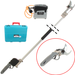 BlackStone 450 BP sähköoksasakset jatkovarrella 37 V 5 2 Ah 150 cm