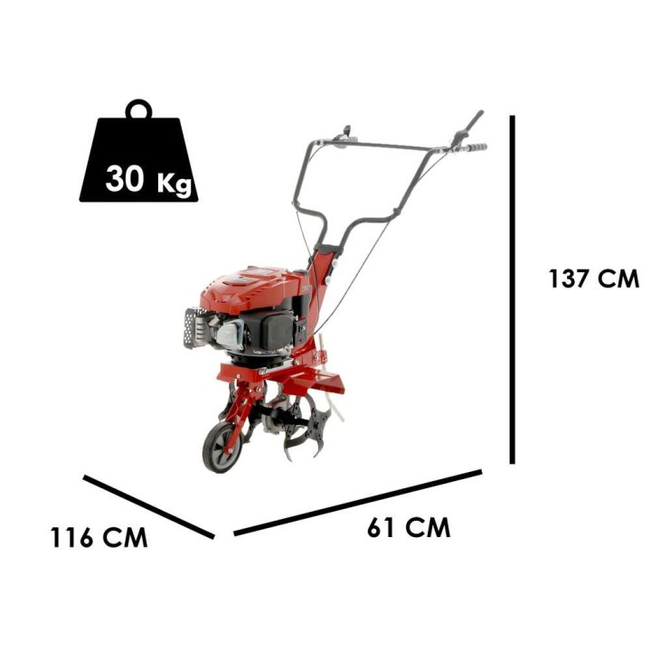 Einhell GC-MT 2536 bensiinikäyttöinen kultivaattori, 150 cm³, 36 cm