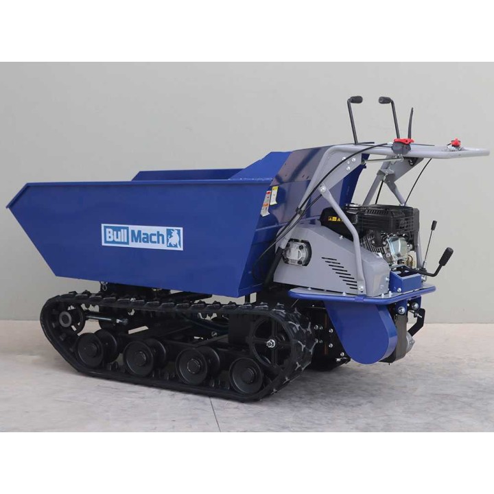 BullMach Helios 500 D telaketjudumpperi, hydraulinen kippilava, 500 kg, 7 HP, bensiini