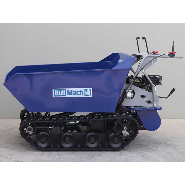 BullMach Helios 500 D telaketjudumpperi, hydraulinen kippilava, 500 kg, 7 HP, bensiini