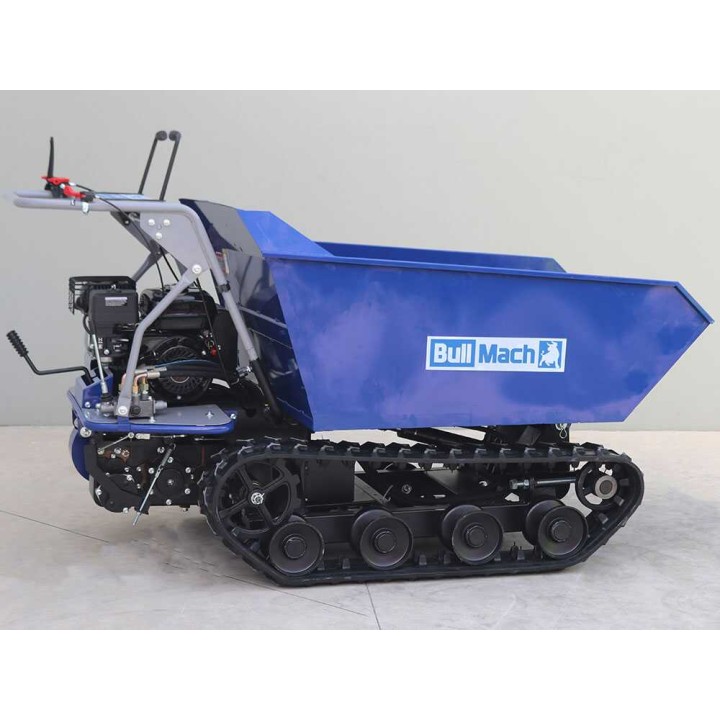 BullMach Helios 500 D telaketjudumpperi, hydraulinen kippilava, 500 kg, 7 HP, bensiini