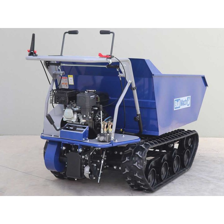 BullMach Helios 500 D telaketjudumpperi, hydraulinen kippilava, 500 kg, 7 HP, bensiini