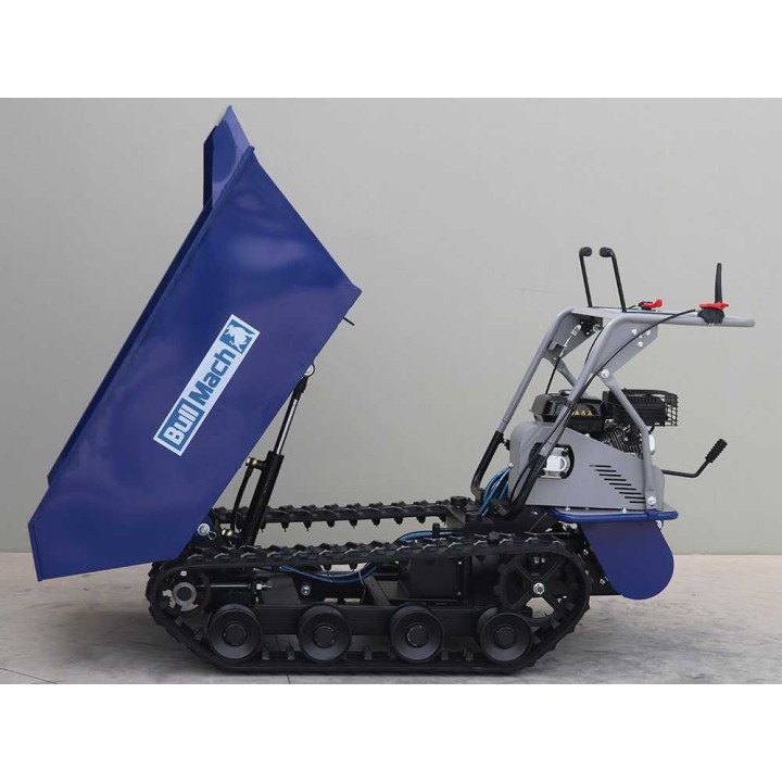 BullMach Helios 500 D telaketjudumpperi, hydraulinen kippilava, 500 kg, 7 HP, bensiini