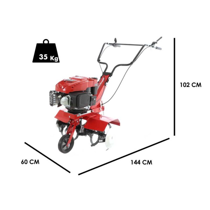 Einhell GC-MT 2560 LD moottorikultivaattori, 150 cm³, 5 HP, 60 cm