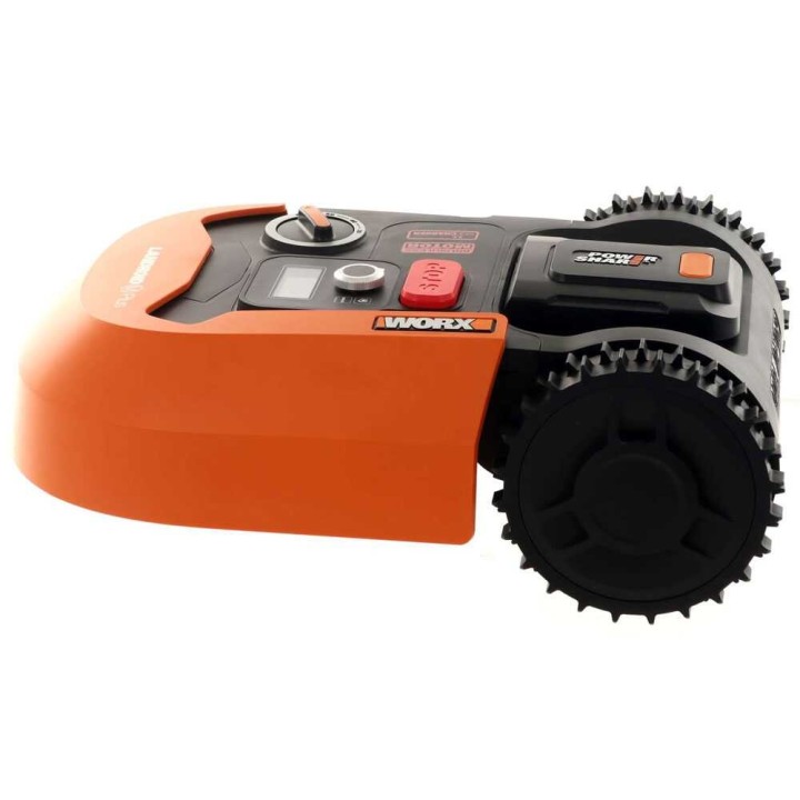 Worx WR165E robottiruohonleikkuri, 500 m², 20 V, 2 Ah, rajalanka