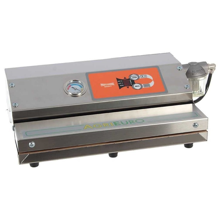 Euro 380 Inox tyhjiöpakkauskone, 150 W, saumaustanko 36,5 cm